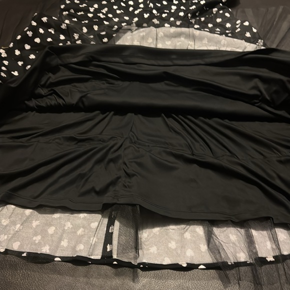 Disney Black & White Mickey/Minnie Dress Worn Once To A Sneaker Ball Size 18 - Picture 6 of 16